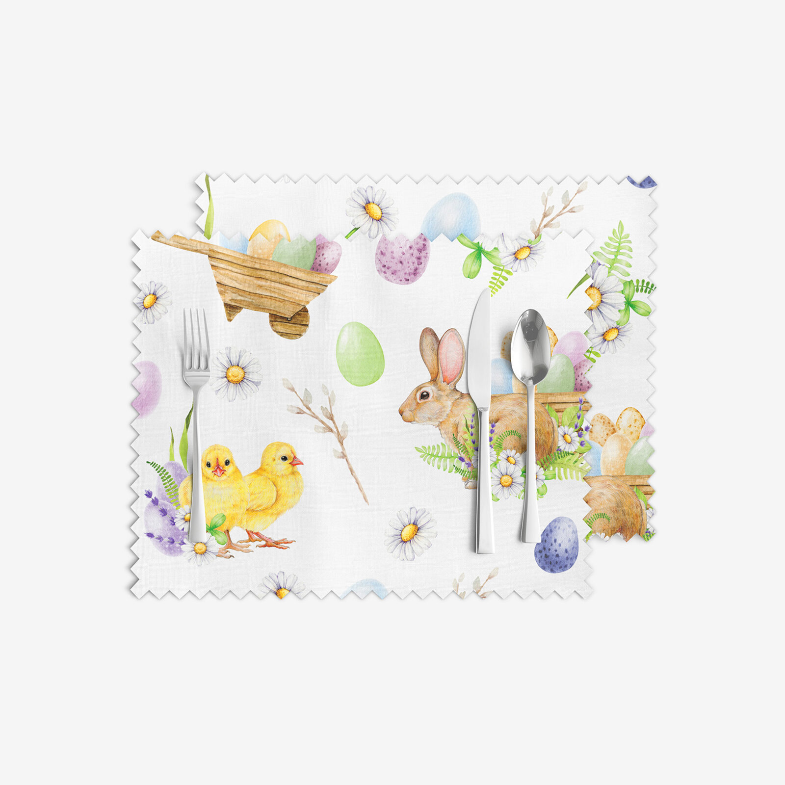 Ostern Teflon-Tischset - Ostersymbole - 2 Stück