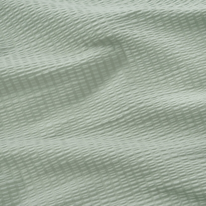 Seersucker - salbeigrün