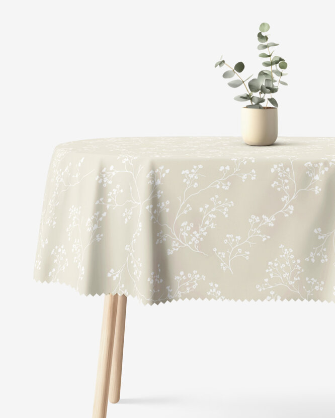 Ovale Tischdecke Teflon - Kletterpflanzen