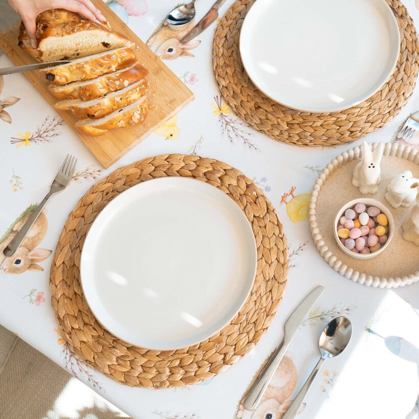 Ostern Eckige Teflon-Tischdecke - Frohe Ostern