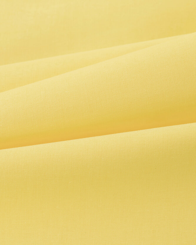 Runde Tischdecke 100% Baumwolle - gelb