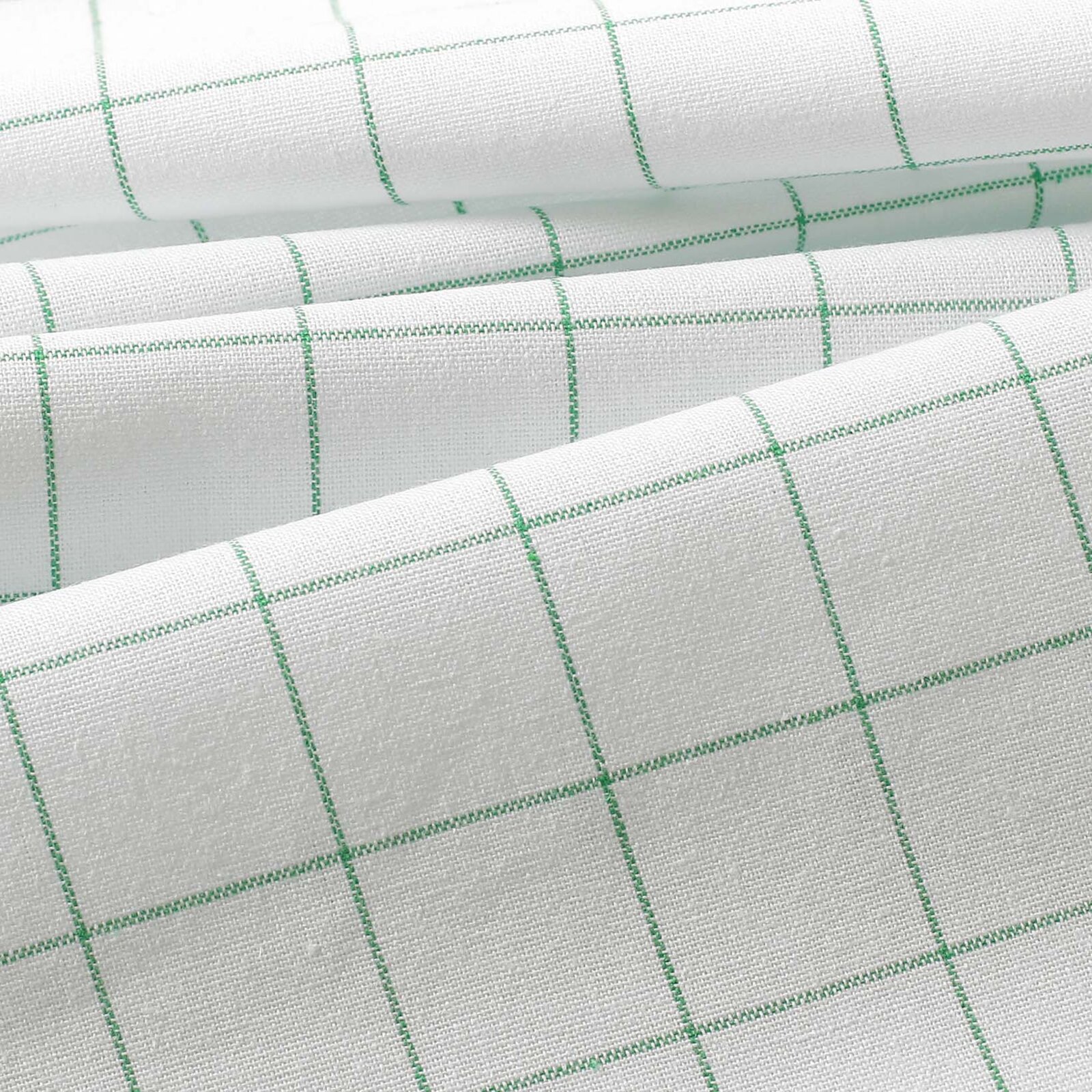 Küchentuch aus Baumwolle - grüne Streifen
