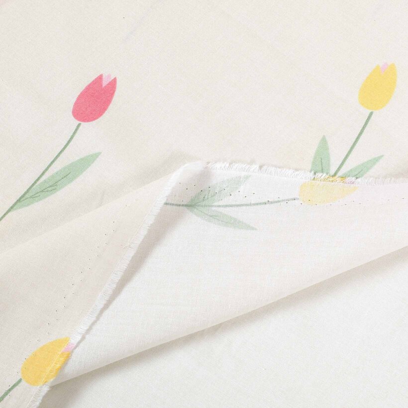 Baumwollstoff - Tulpen