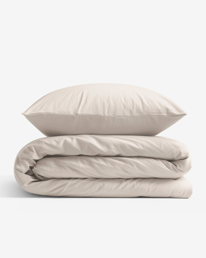 Bettwäsche aus Baumwolle - latte