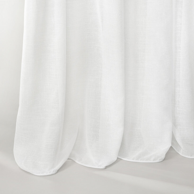 Voile – Rustikales Weiß