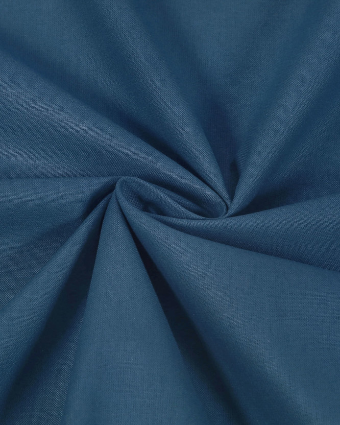 Baumwollstoff einfarbig Suzy - marineblau