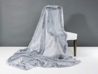 Umělá kožešina - metráž š. 150cm - ASTORIE 957 - ŠEDÁ