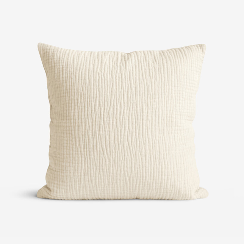 Musselin-Kissenbezug – creme