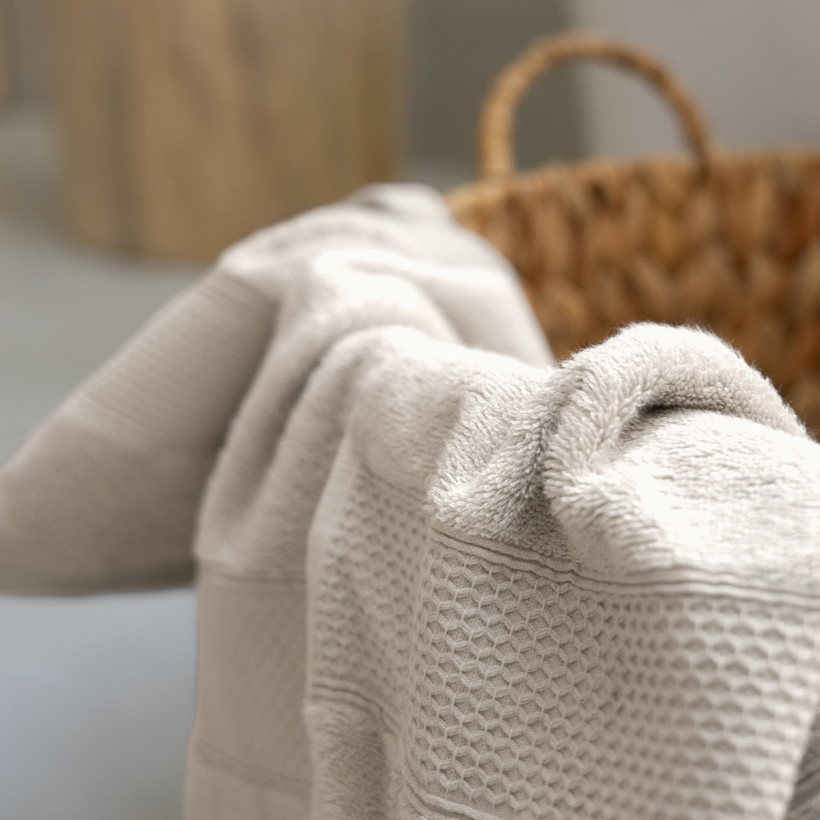 Bamboo Handtuch/Duschtücher Soft Lux - hellbeige