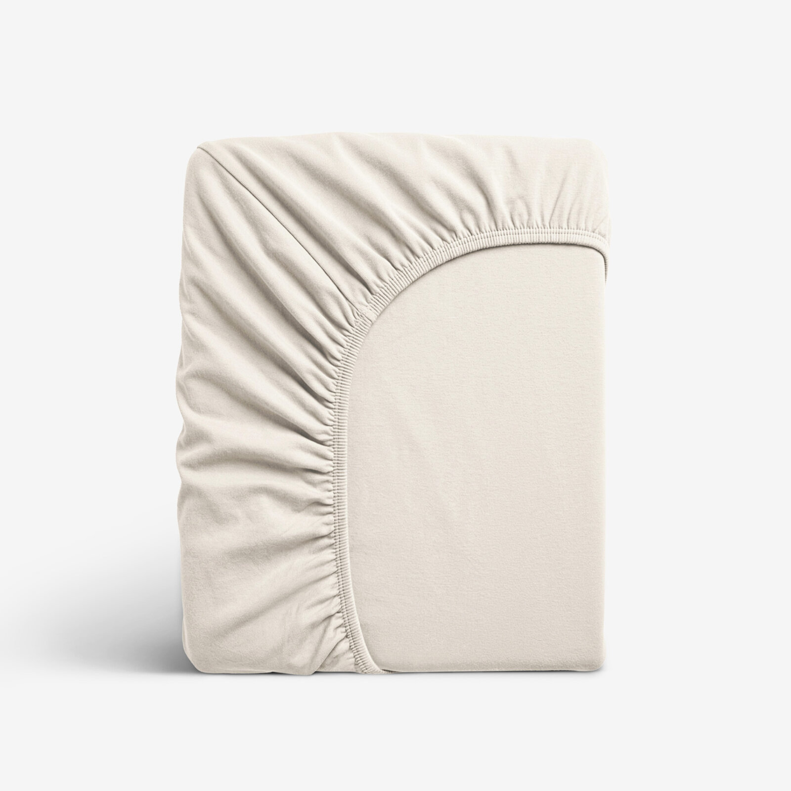 Elastisches Bambus-Spannbettlaken - naturbeige