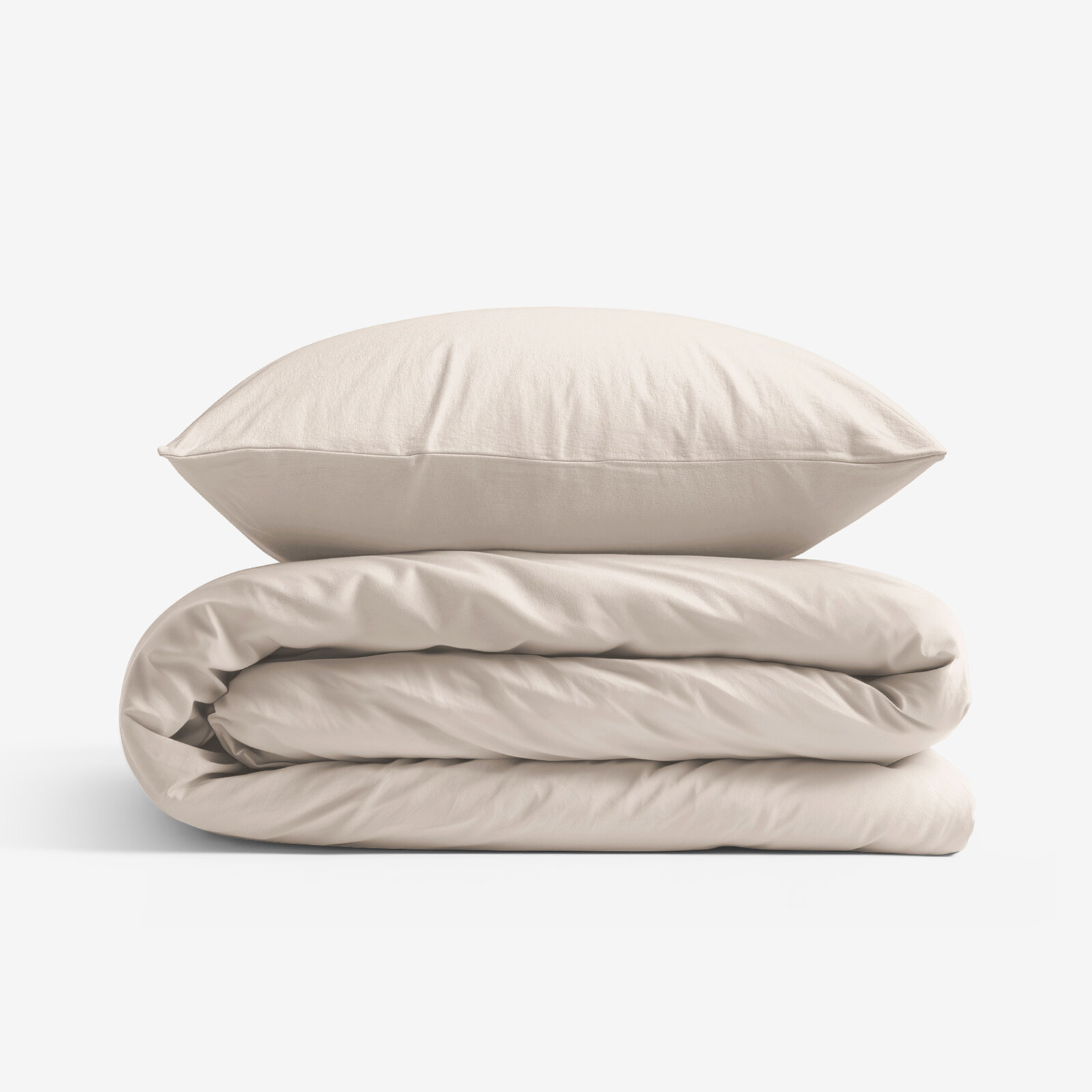 Bettwäsche aus Baumwolle - latte