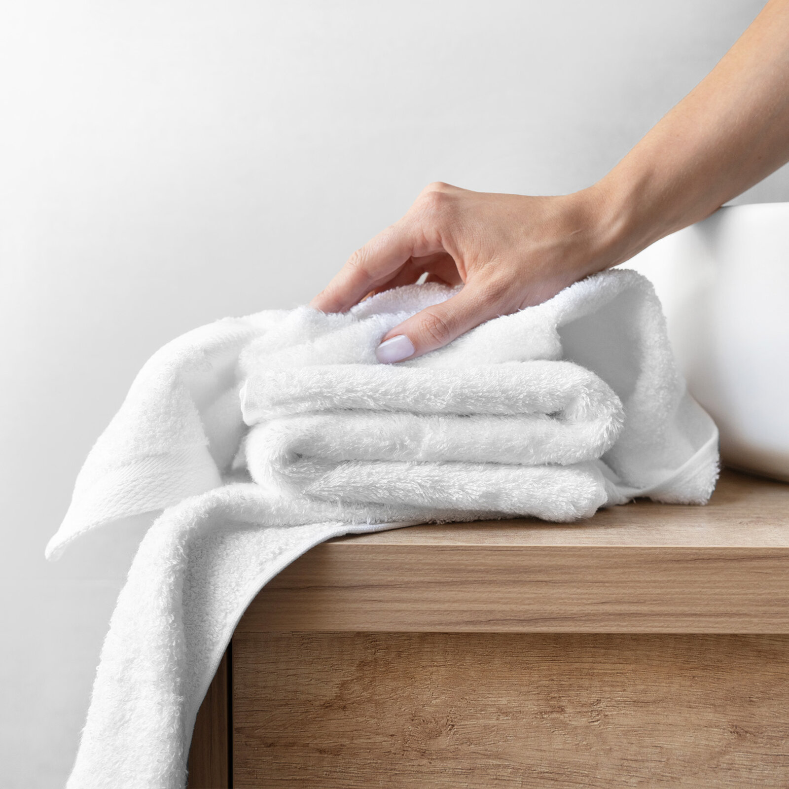 Bambus-Handtuch/Badetuch – burgunderrosa