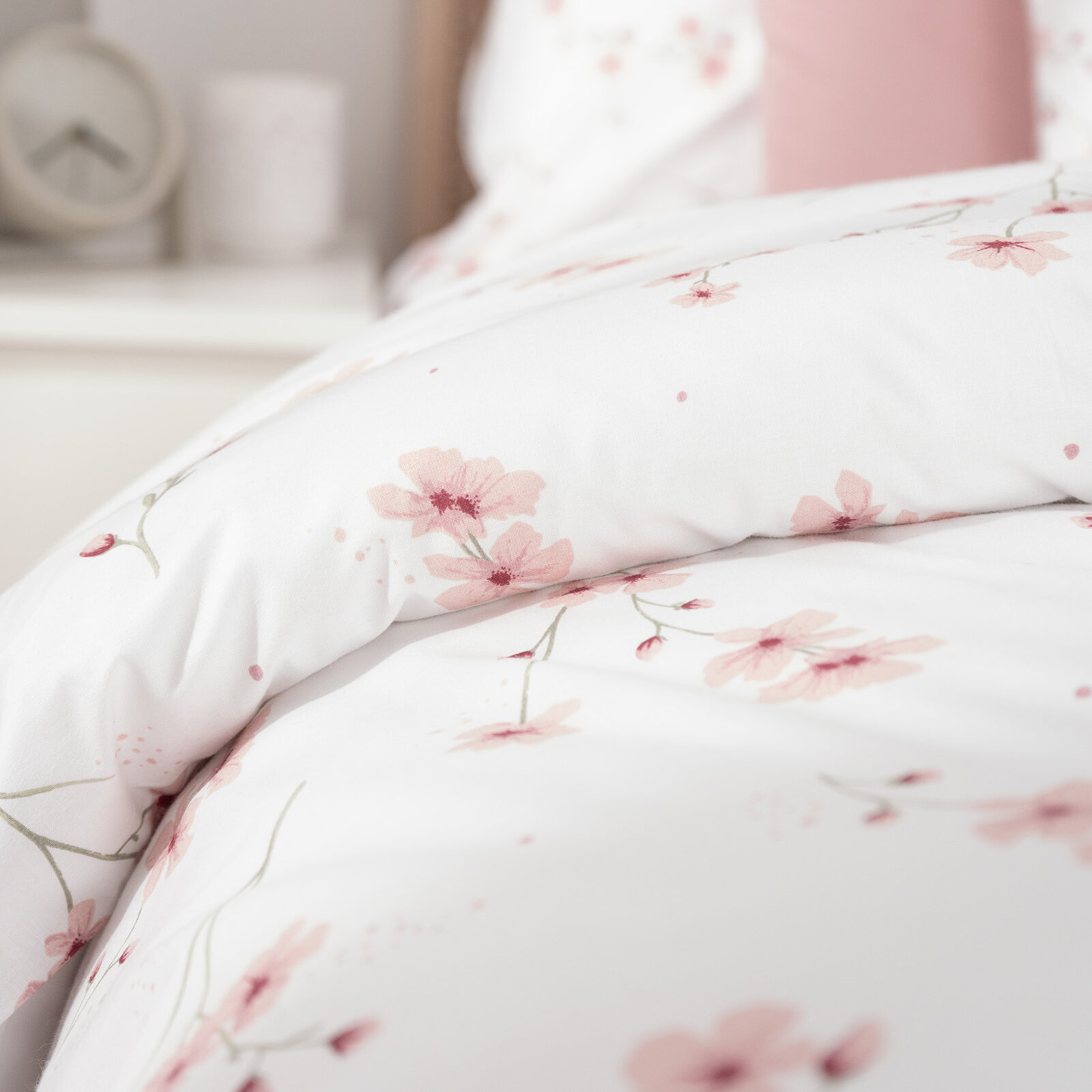 Bettwäsche aus Baumwolle - Blühende Sakura-Kirschbäume