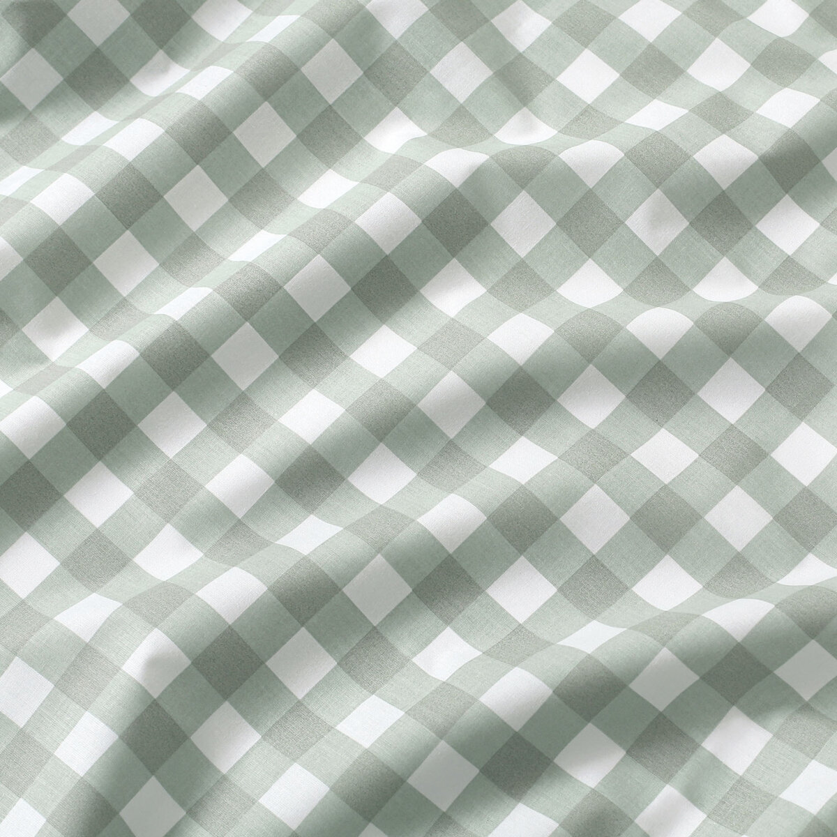 Ostern Bettwäsche aus Baumwolle - Enten mit Salbeigrüne Würfel