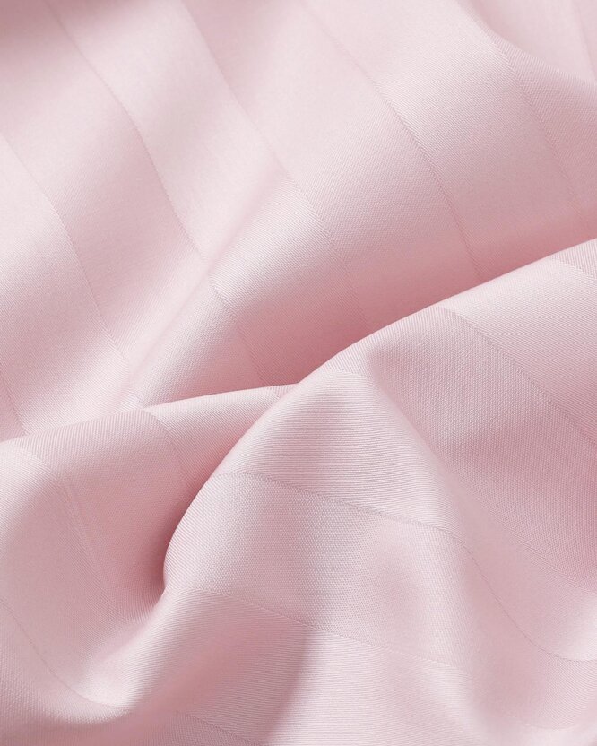 Damast - altrosa Streifen mit Satin-Glanz