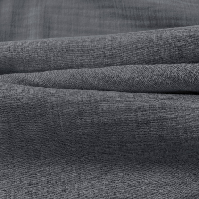 Musselinstoff – anthrazit