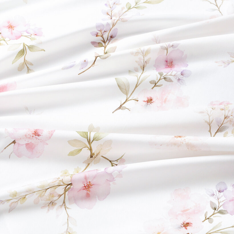 Bettwäsche aus Mako-Satin - Romantische Wiese