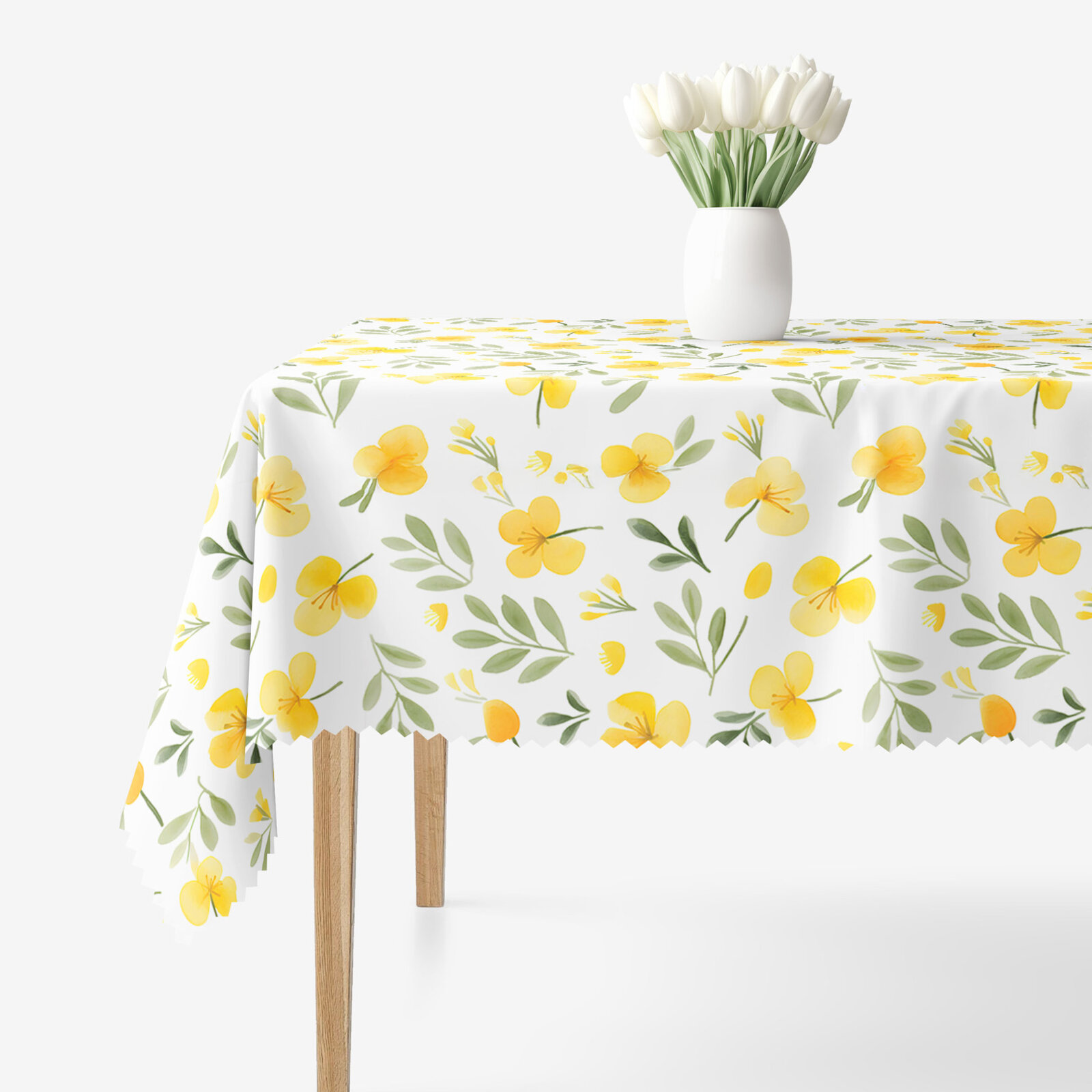 Eckige Tischdecke Teflon - Nachtkerze