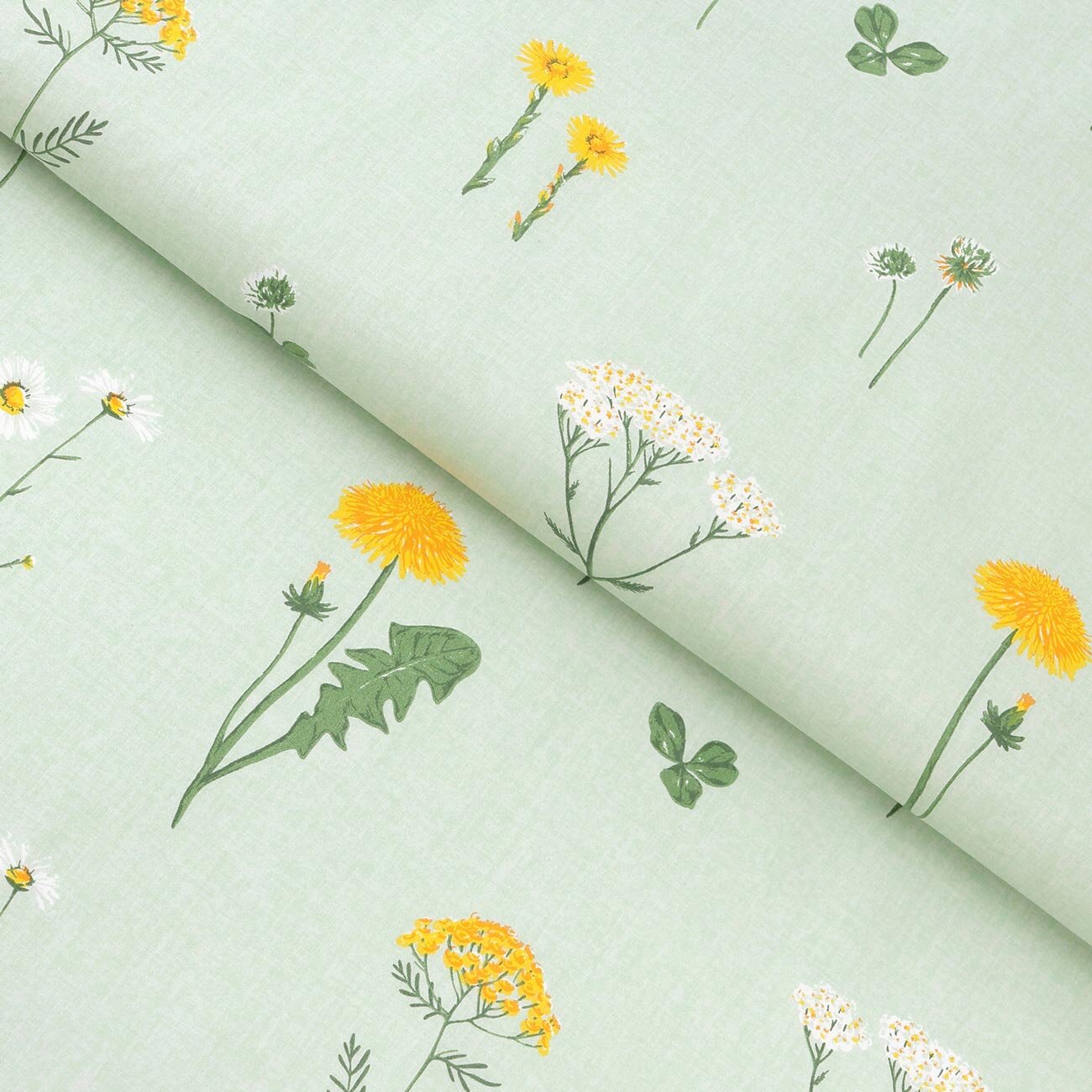 Baumwollstoff - Grüne Wiese