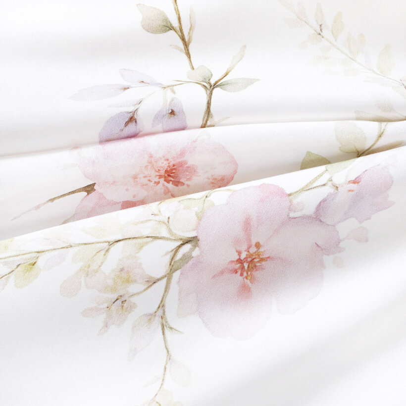 Mako-Satin - Romantische Wiese