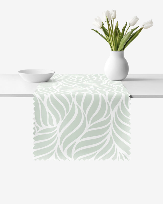 Teflon-Tischläufer - Salbeilinien