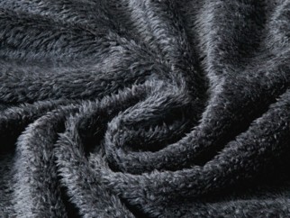 Plyš - metráž š. 150cm - TERAN 989 ŠEDÝ