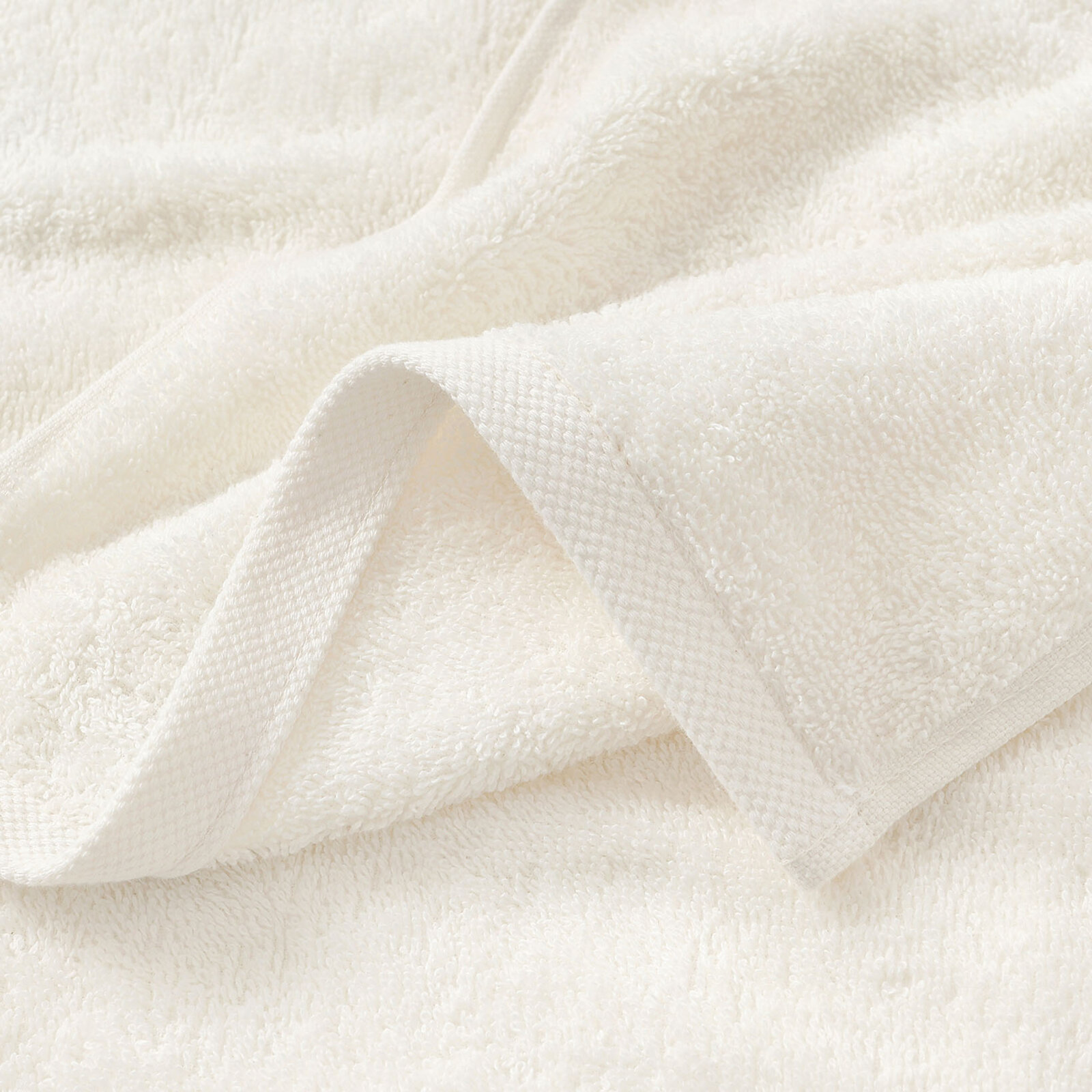 Kinder-Frottierhandtuch - Elefanten auf Creme