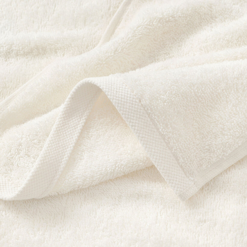 Kinder-Frottierhandtuch - Elefanten auf Creme