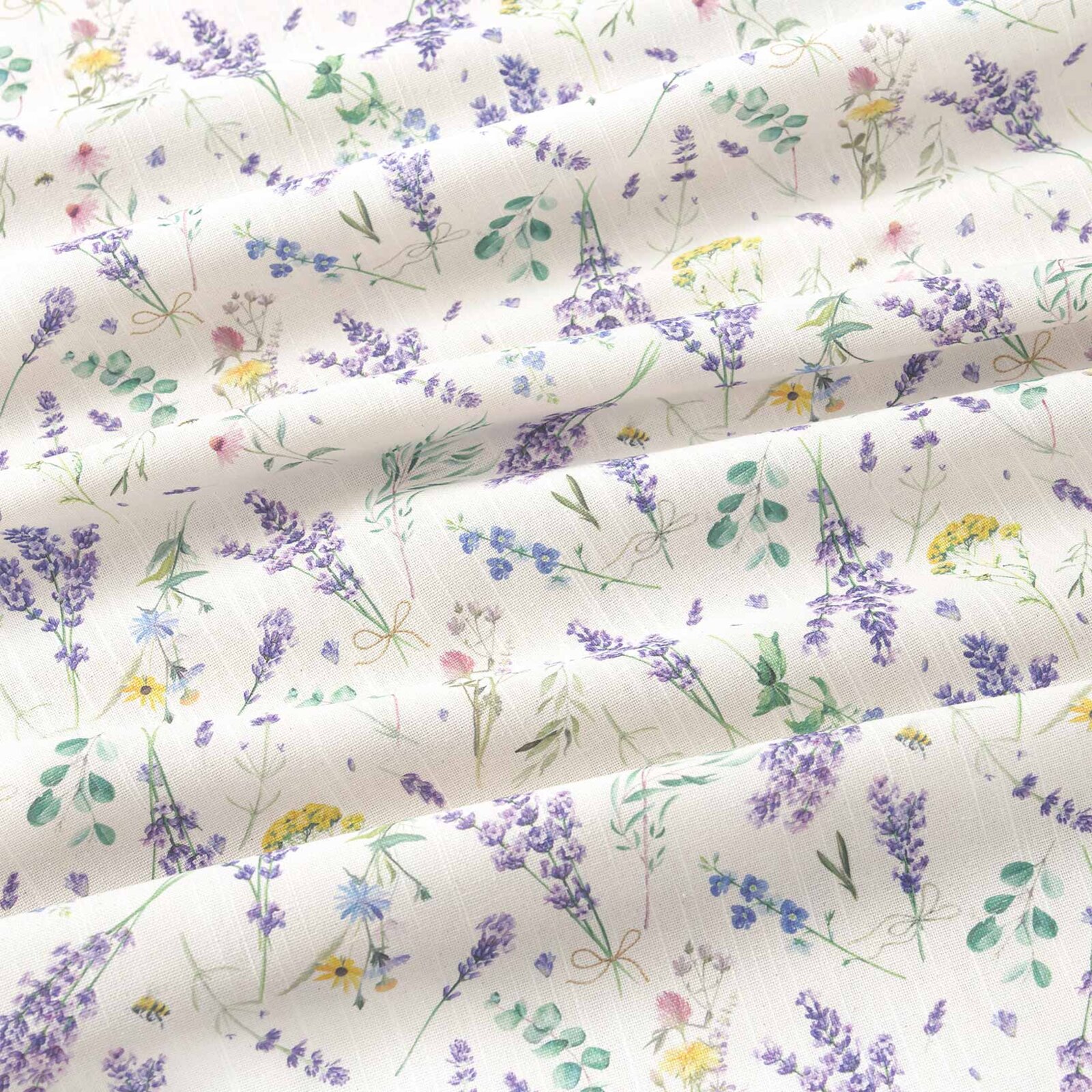 Dekorativer Stoff Valencia - Lavendelgarten