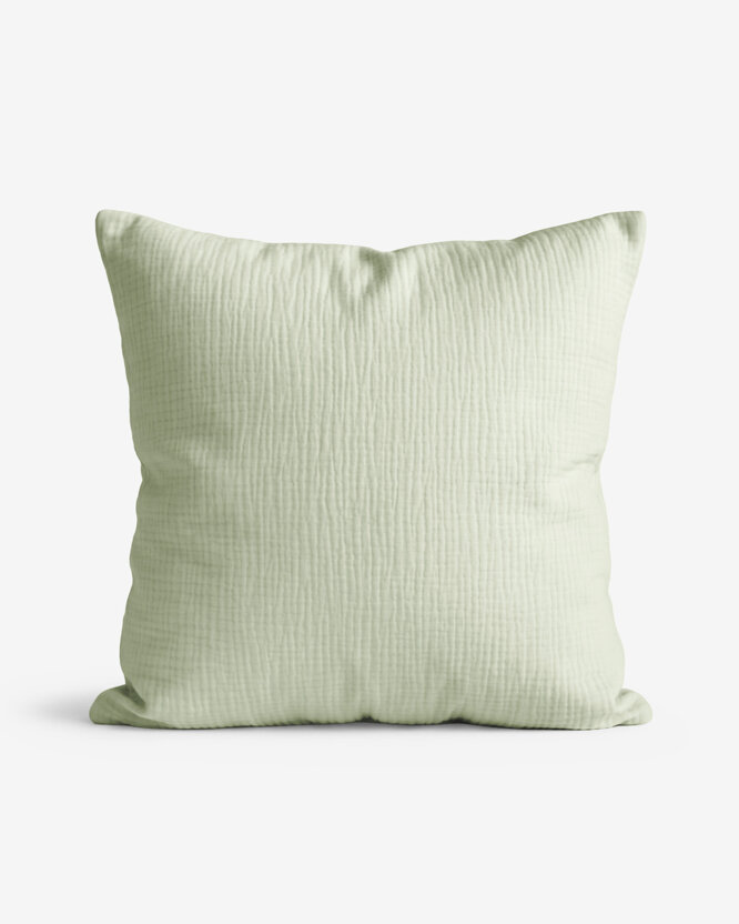 Musselin-Kissenbezug – hellsalbei