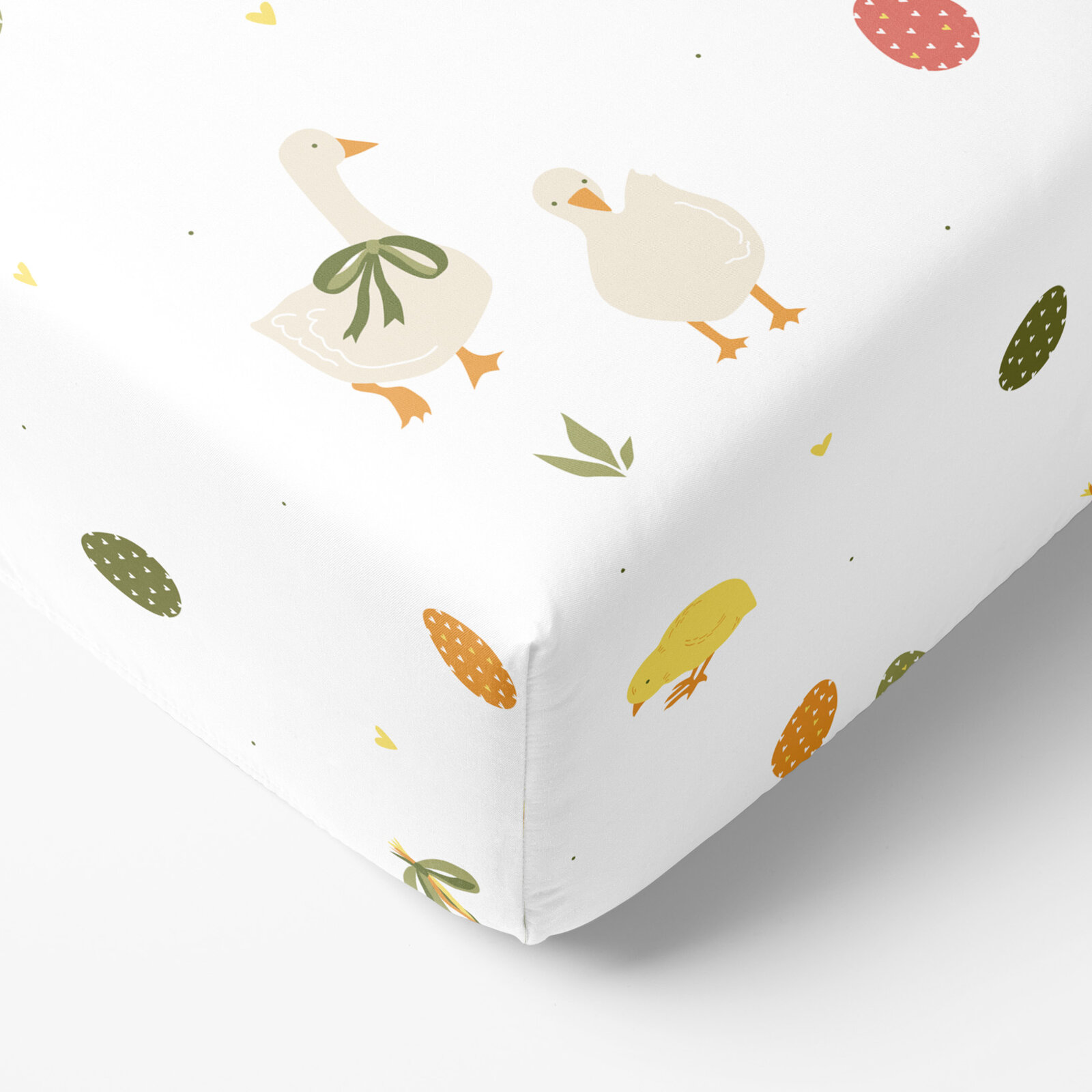 Spannbettlaken aus Baumwolle - Ostern