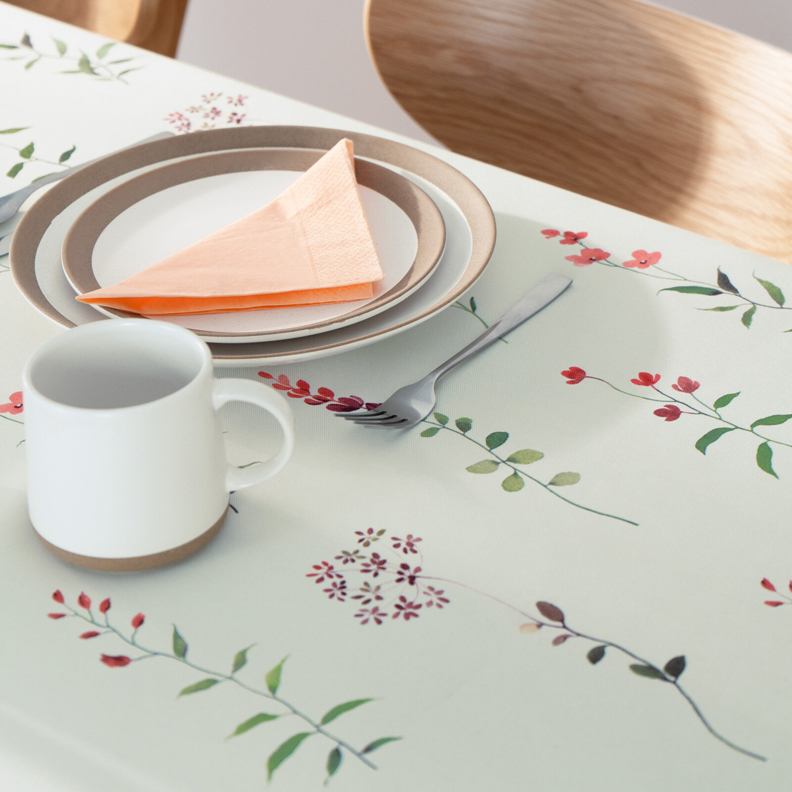 Eckige Tischdecke Teflon - Feldblumen