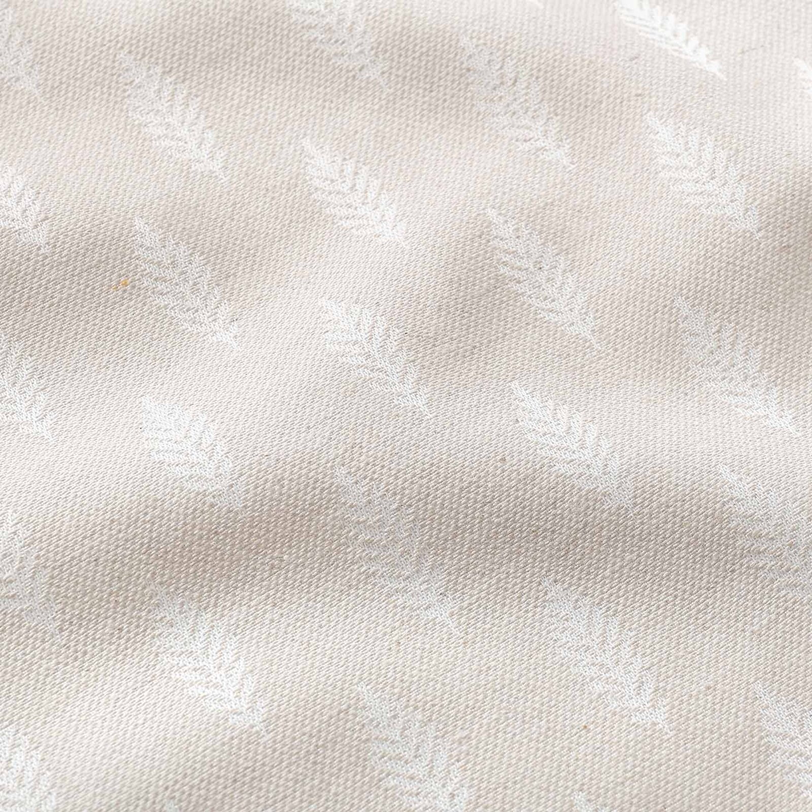 Ovale Weihnachts-Tischdecke Natura - Ästchen auf natürlicher