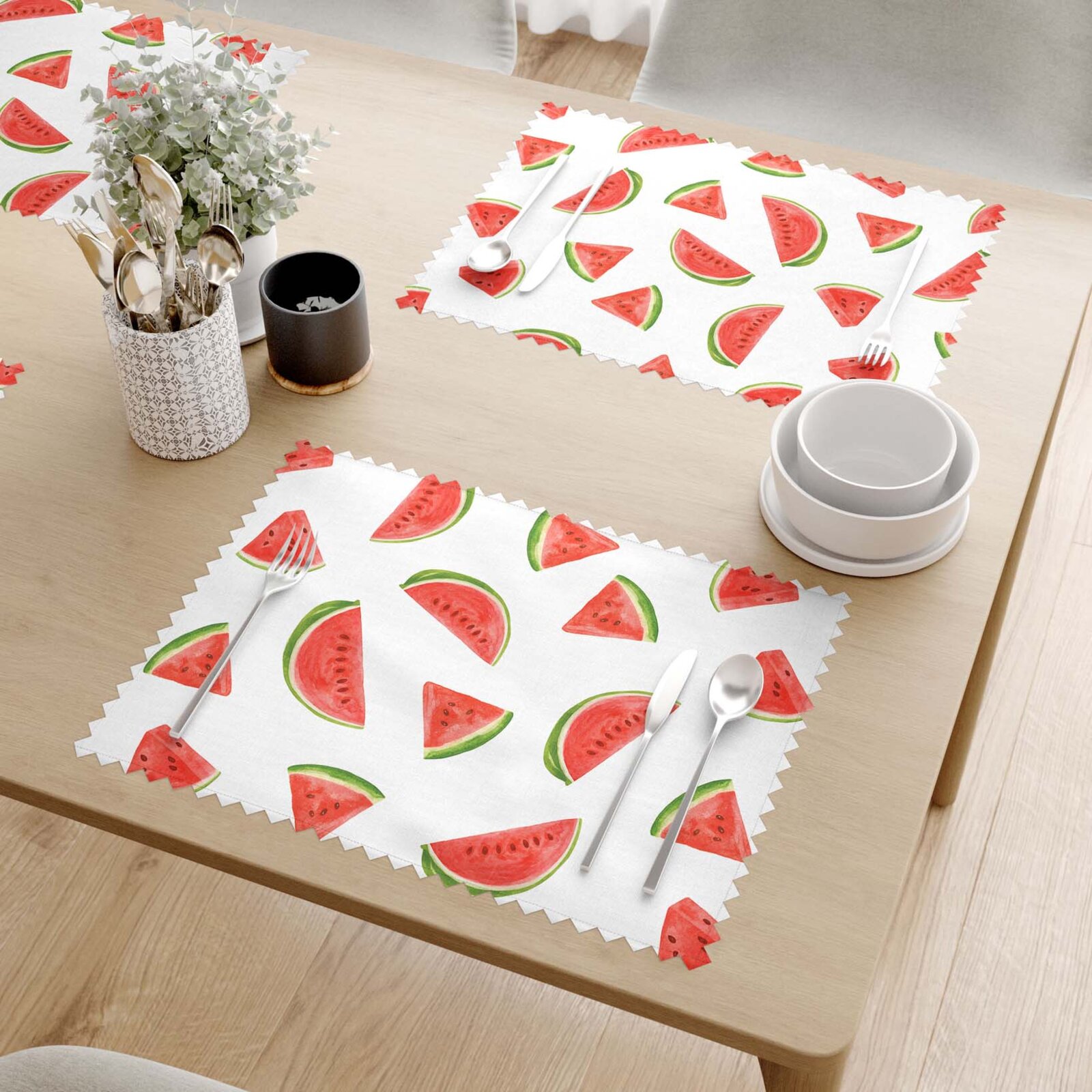 Tischset Teflon - Melone - 2 Stück