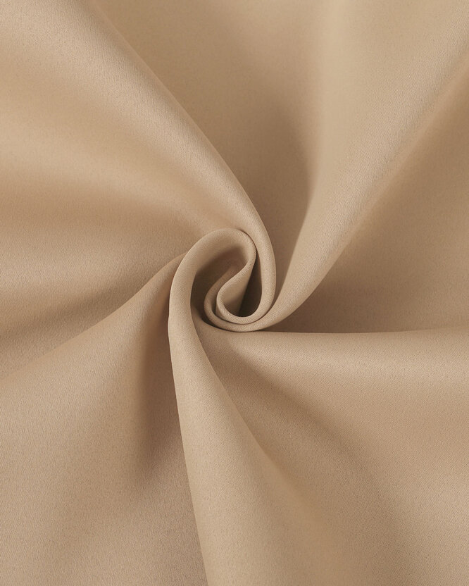 Verdunkelungsstoff Blackout mit Satin-Glanz - goldbeige
