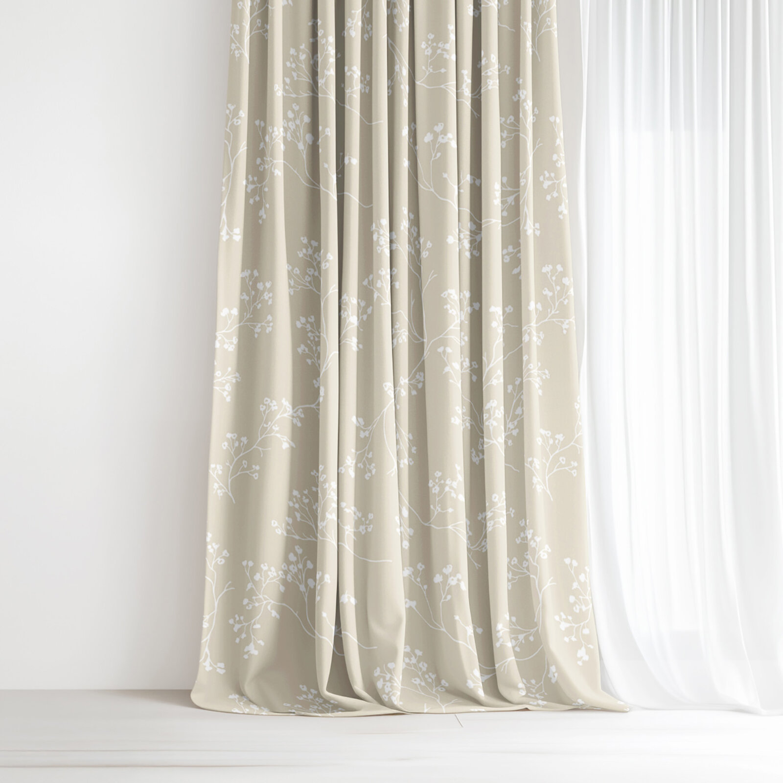 Dekorativer Vorhang – Kletterpflanzen