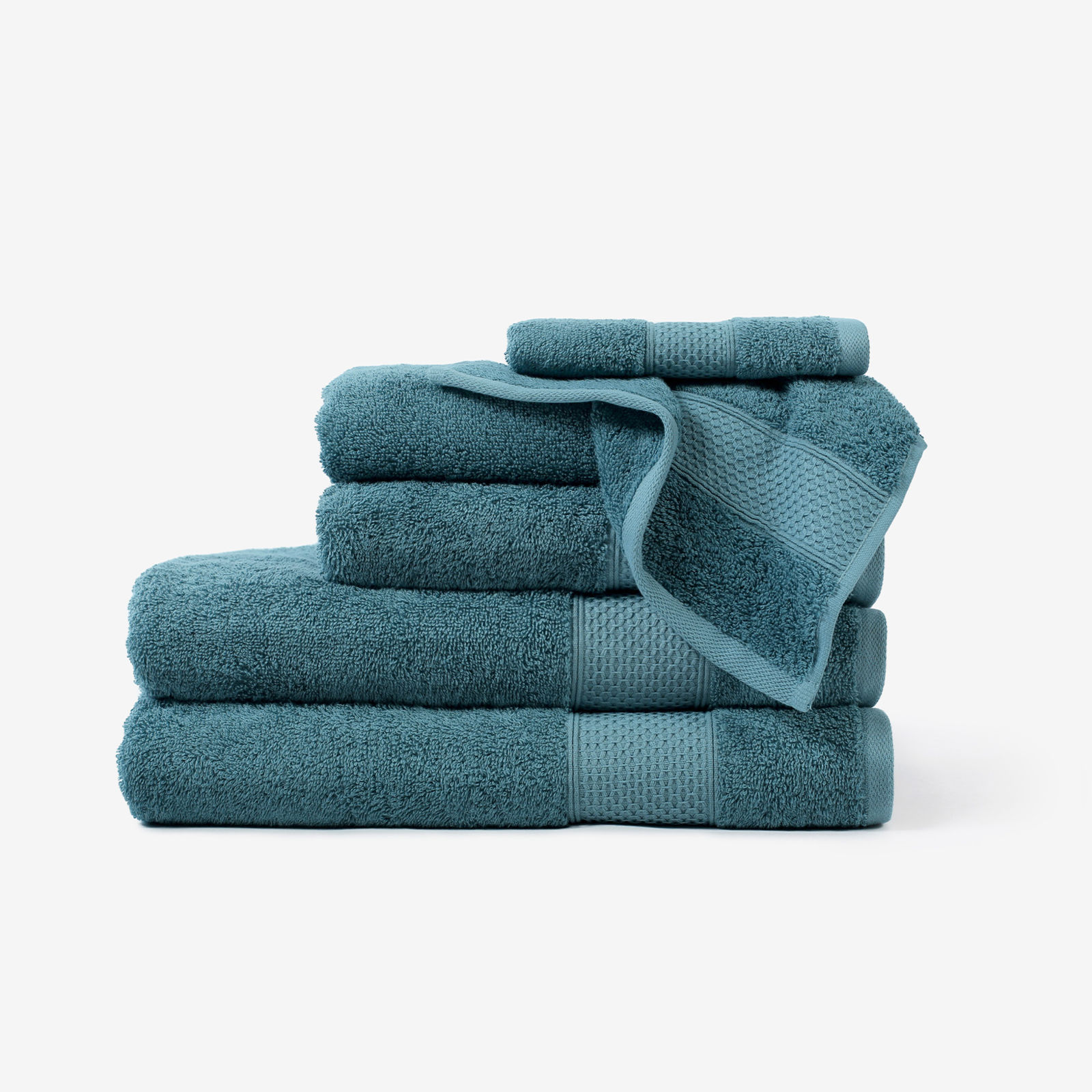 Bamboo Handtuch/Duschtücher Soft Lux - petrol