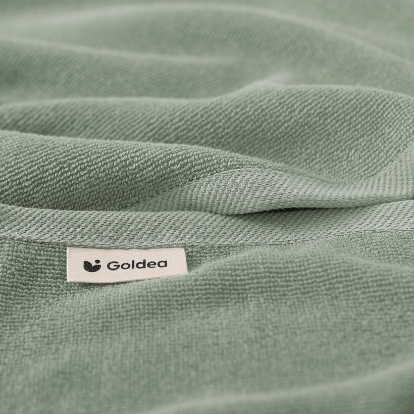 Frottierhandtuch/Duschtuch Soft ohne Bordüre – salbeigrün