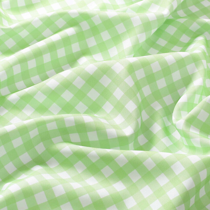 Eckige Tischdecke Teflon - grüne Würfel
