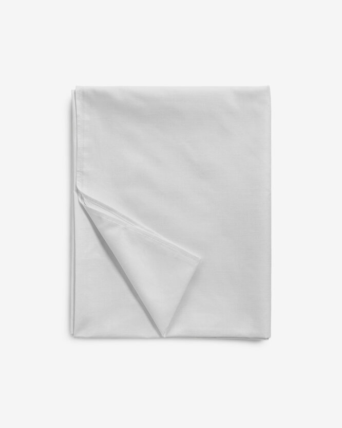 Bettlaken aus Baumwolle - hellgrau