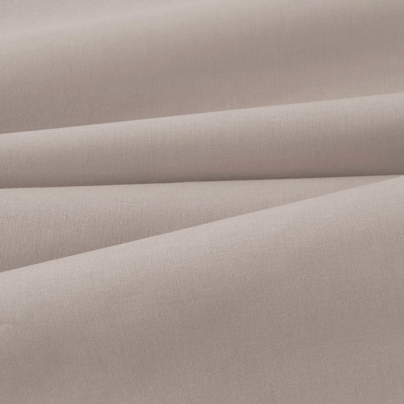 Baumwollstoff einfarbig Suzy - graubraun