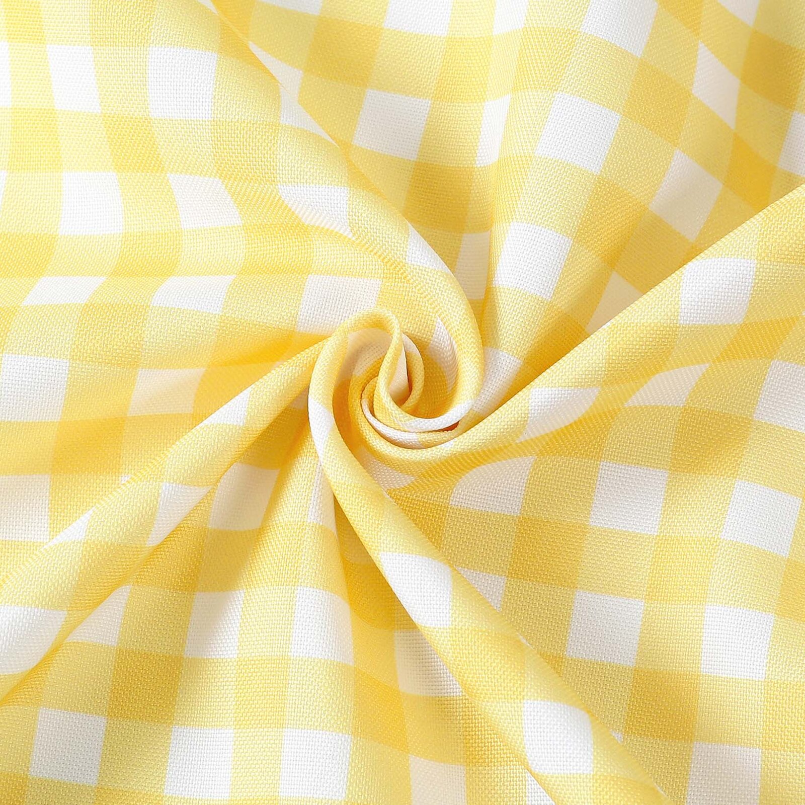 Teflonstoff für Tischdecken - gelbe Würfel