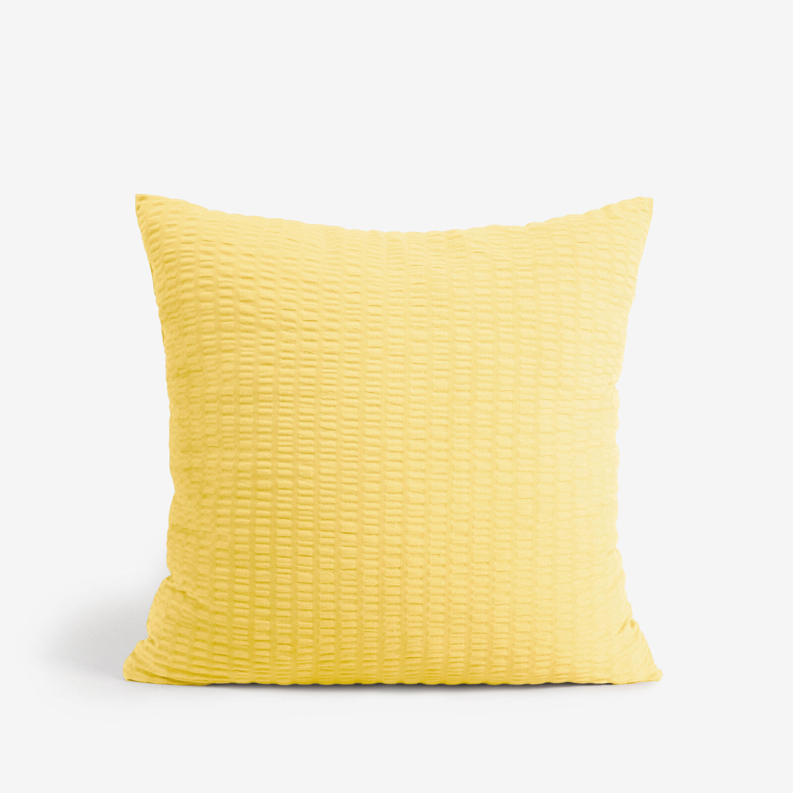 Seersucker-Kissenbezug - gelb