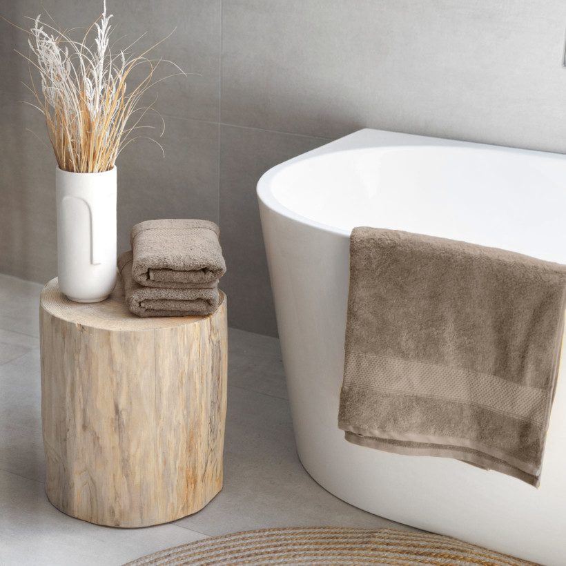 Bamboo Handtuch/Duschtücher Soft Lux - braun