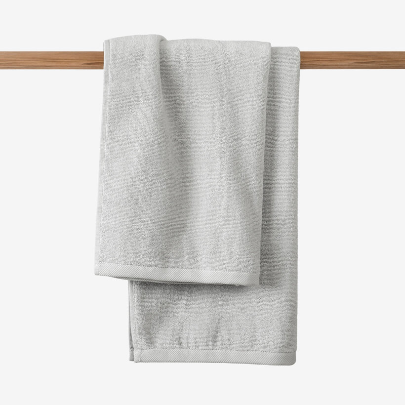 Frottierhandtuch/Duschtuch Soft ohne Bordüre – grau