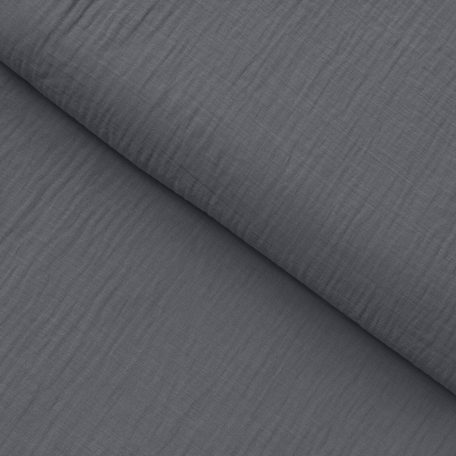 Musselinstoff – anthrazit