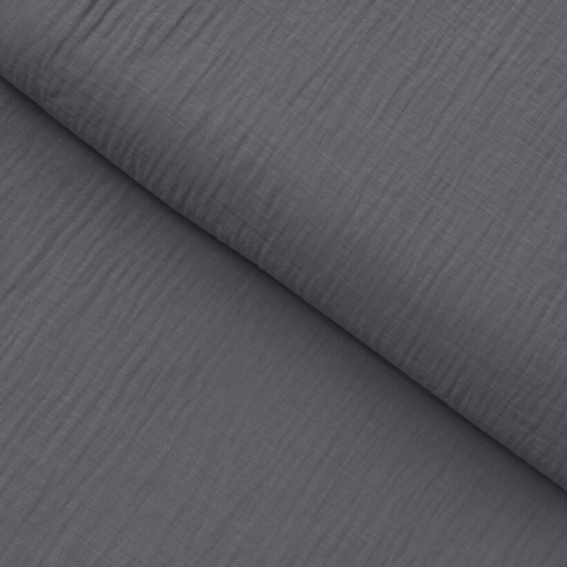 Musselinstoff – anthrazit