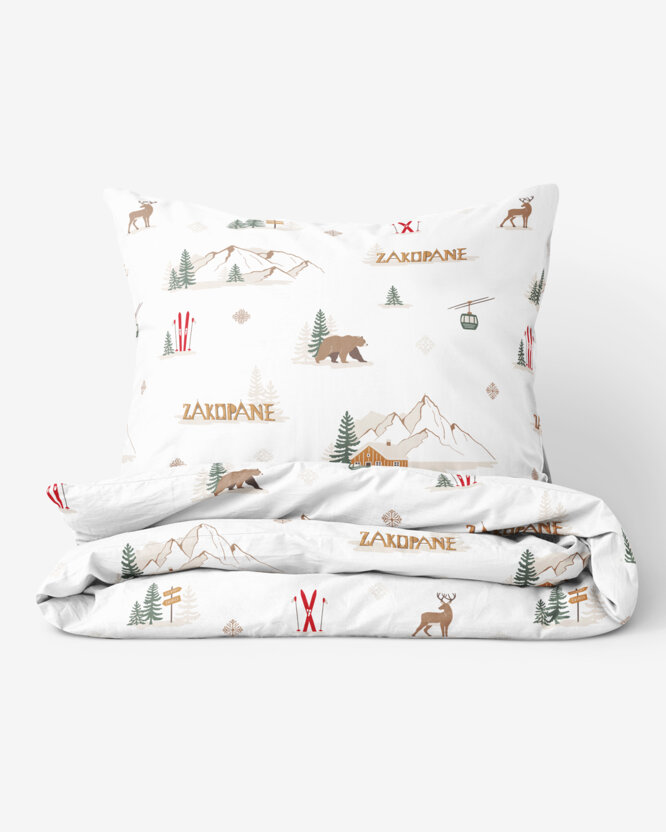 Weihnachtlich Bettwäsche aus Baumwolle - Zakopane