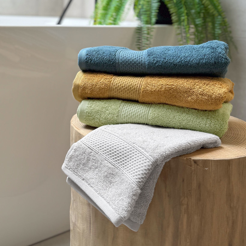 Bamboo Handtuch/Duschtücher Soft Lux - hellgrau