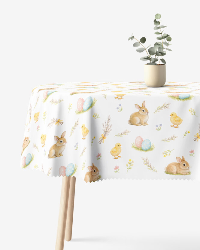 Ostern Ovale Tischdecke Teflon - Frohe Ostern